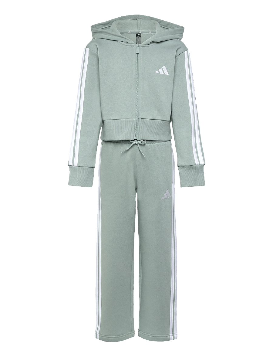 adidas Sportswear - JG 3S FL TS 240 - trainingsanzug - wosa/white - 0