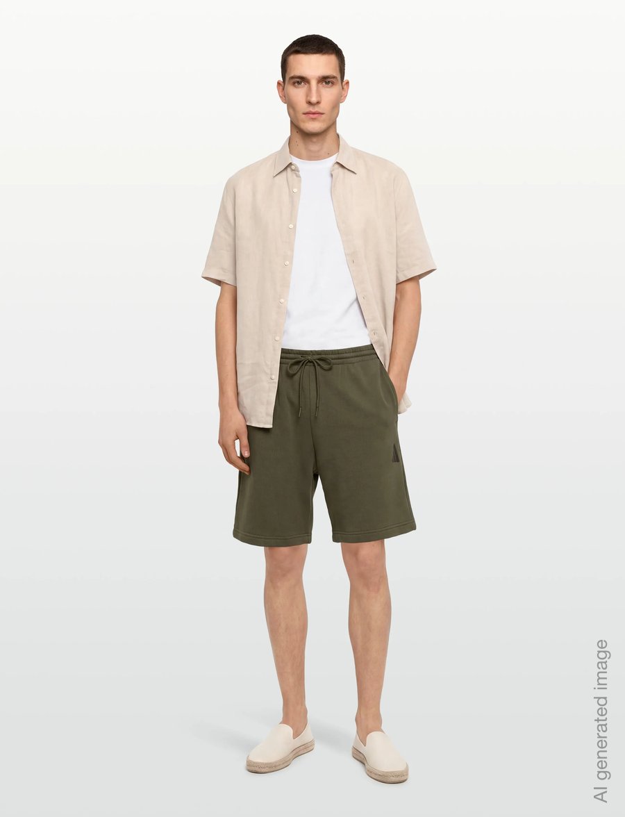 adidas Sportswear - M CAMO PRINT SH - hosen - olistr/multco - 0