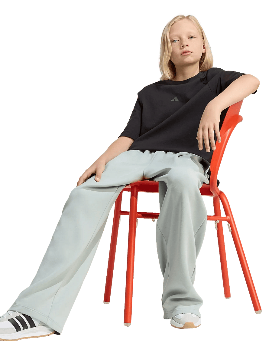 adidas Sportswear - J FI 3S TEE - kurzärmelig - black/black - 0