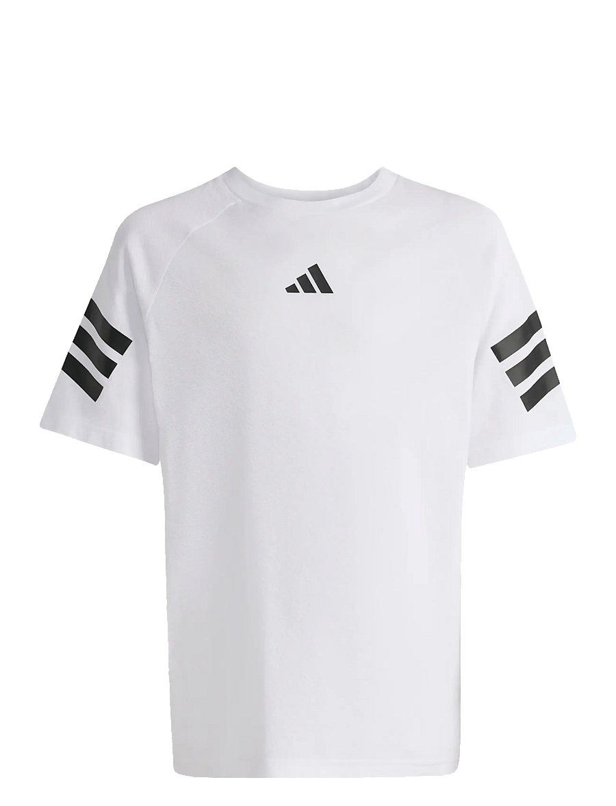 adidas Sportswear - J FI 3S TEE - lühikeste varrukatega t-särgid - white/black - 1