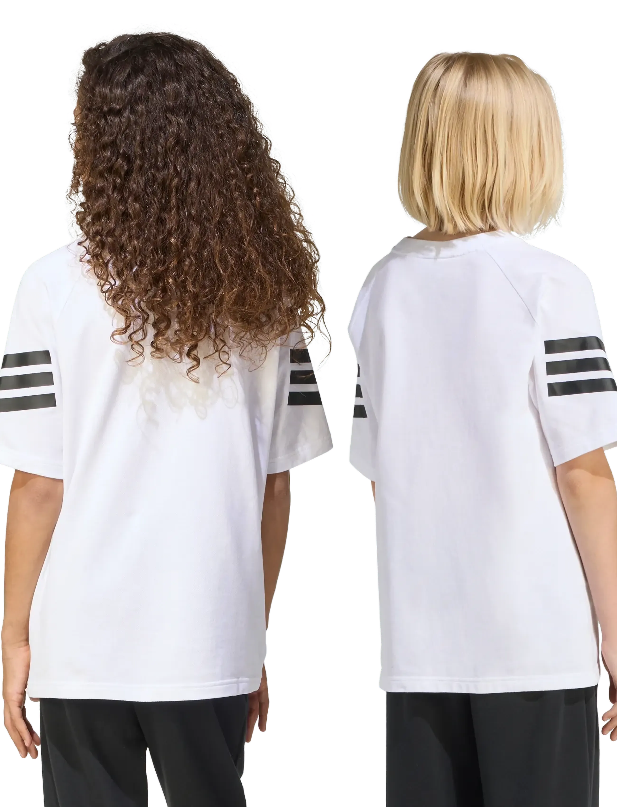 adidas Sportswear - J FI 3S  TEE - lühikeste varrukatega t-särgid - white/black - 3