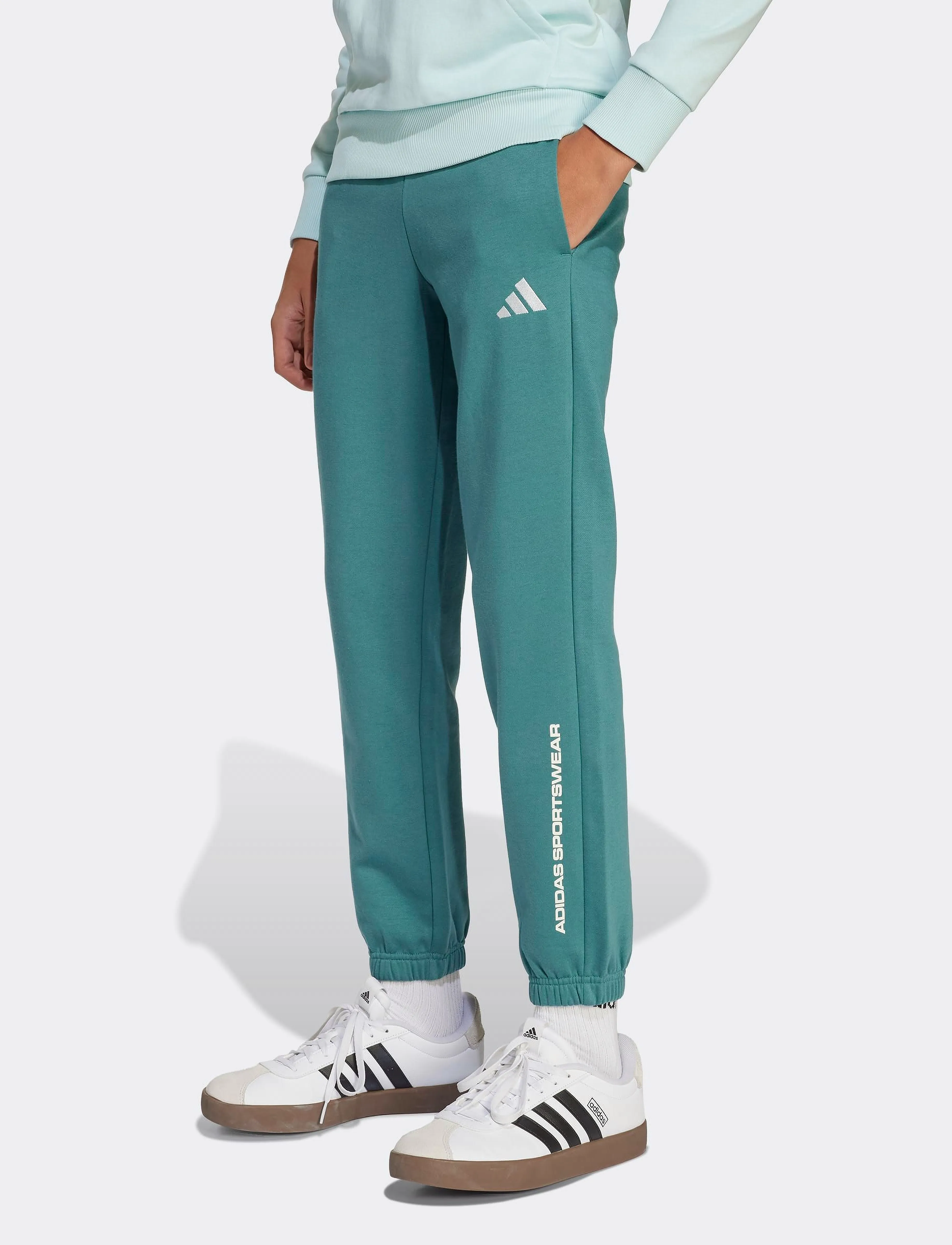 adidas Sportswear B Fl Pt, 164, Blau, Kinder