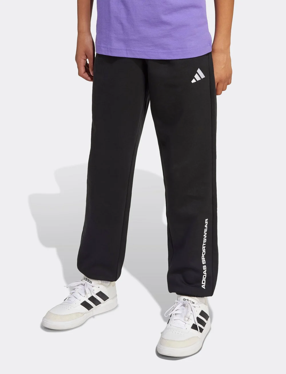 adidas Sportswear - B FL PT - spodnie treningowe - black - 0