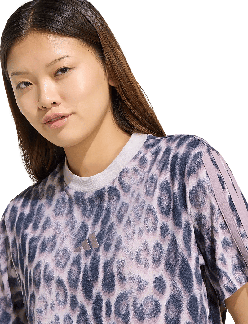 adidas Sportswear - W AOP 3S T - t-shirts - multco/icepur - 3