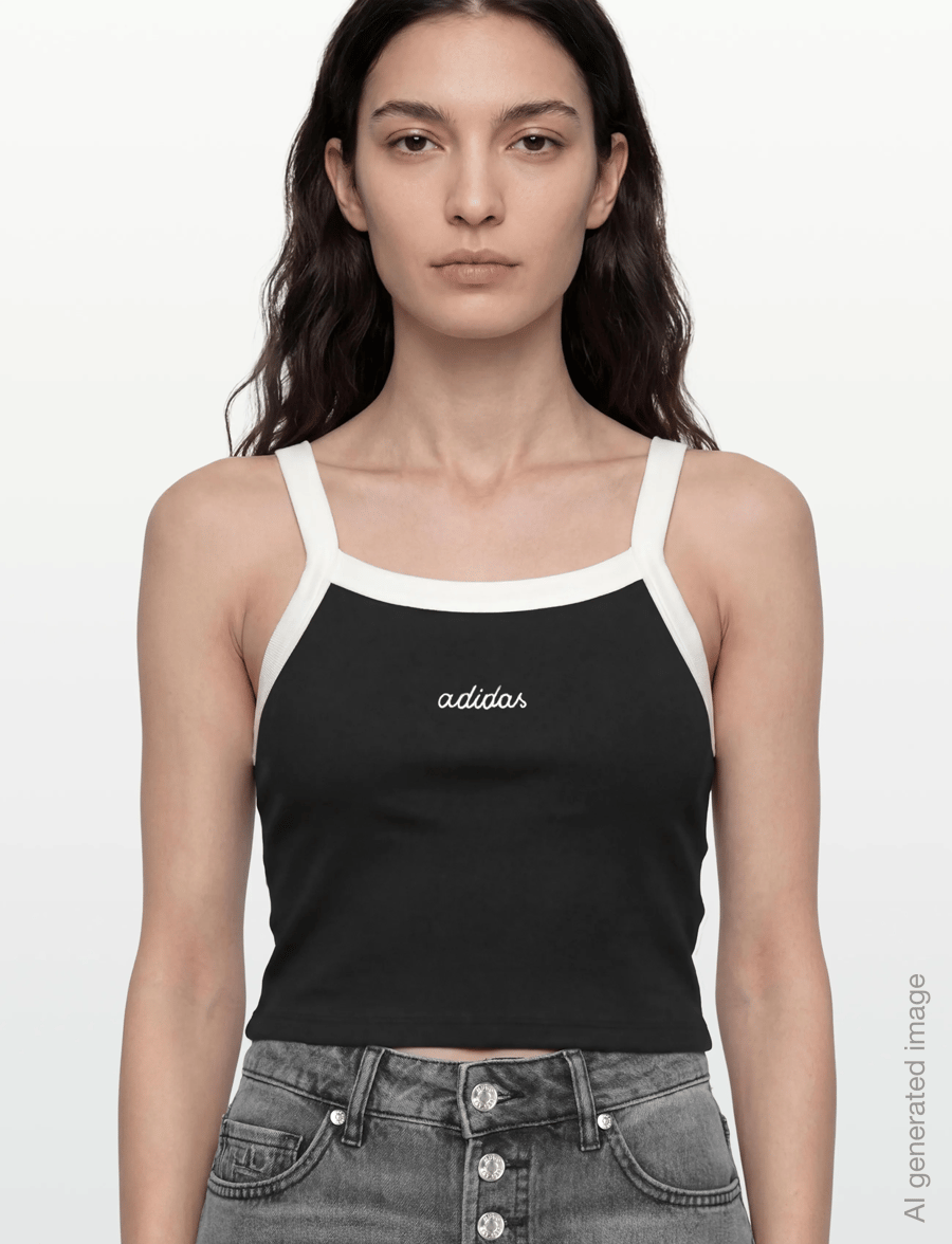adidas Sportswear - W CP TANK - toppe & t-shirts - black/owhite - 3