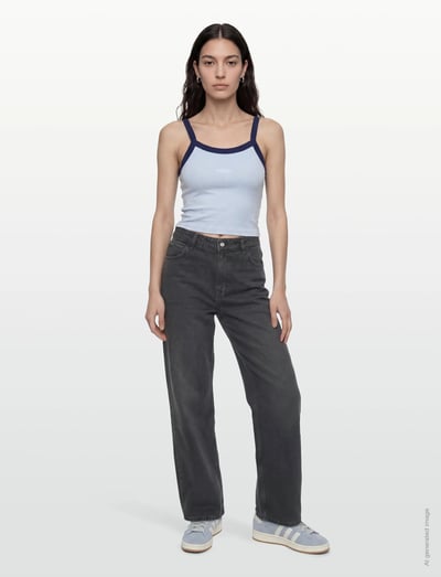 adidas Sportswear W CP TANK - Varrukateta topid - CRSK/WHITE / navy