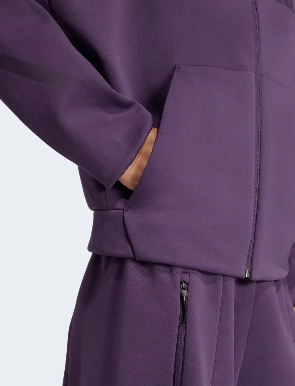 adidas Sportswear - W Z.N.E. FZ - huvtröjor - aurplu - 5