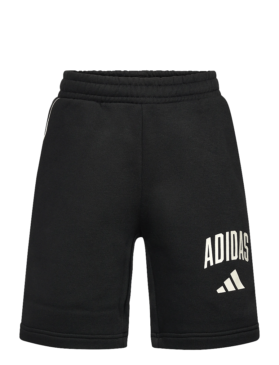 adidas Sportswear - J CLGT FL SHO - sweatshorts - black/owhite - 1