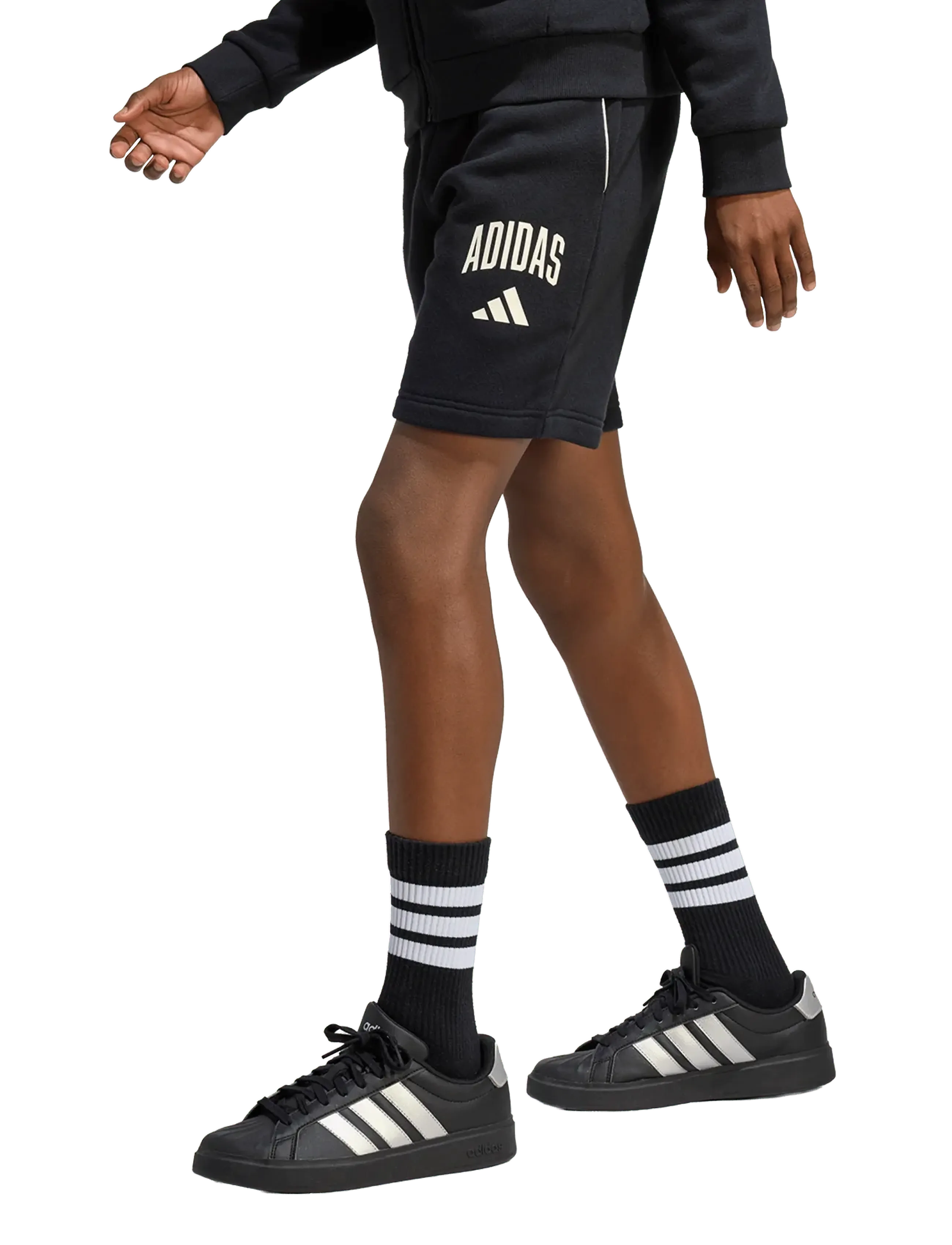 adidas Sportswear J CLGT FL SHO - Shorts - BLACK/OWHITE / black