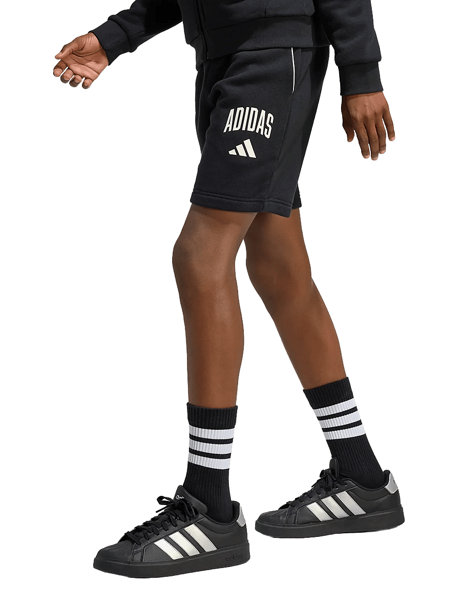 adidas Sportswear - J CLGT FL SHO - sweatshorts - black/owhite - 0