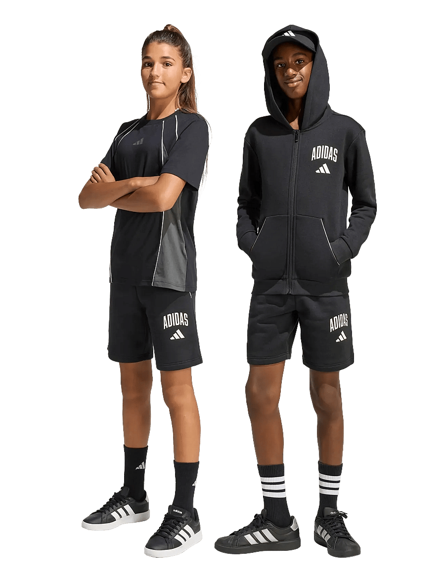 adidas Sportswear - J CLGT FL SHO - sweatshorts - black/owhite - 4