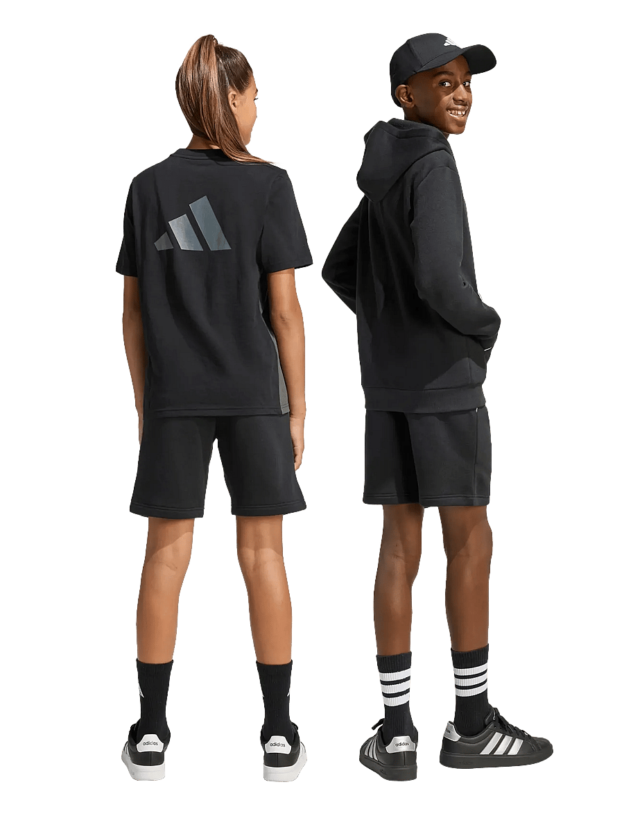 adidas Sportswear - J CLGT FL SHO - sweatshorts - black/owhite - 5