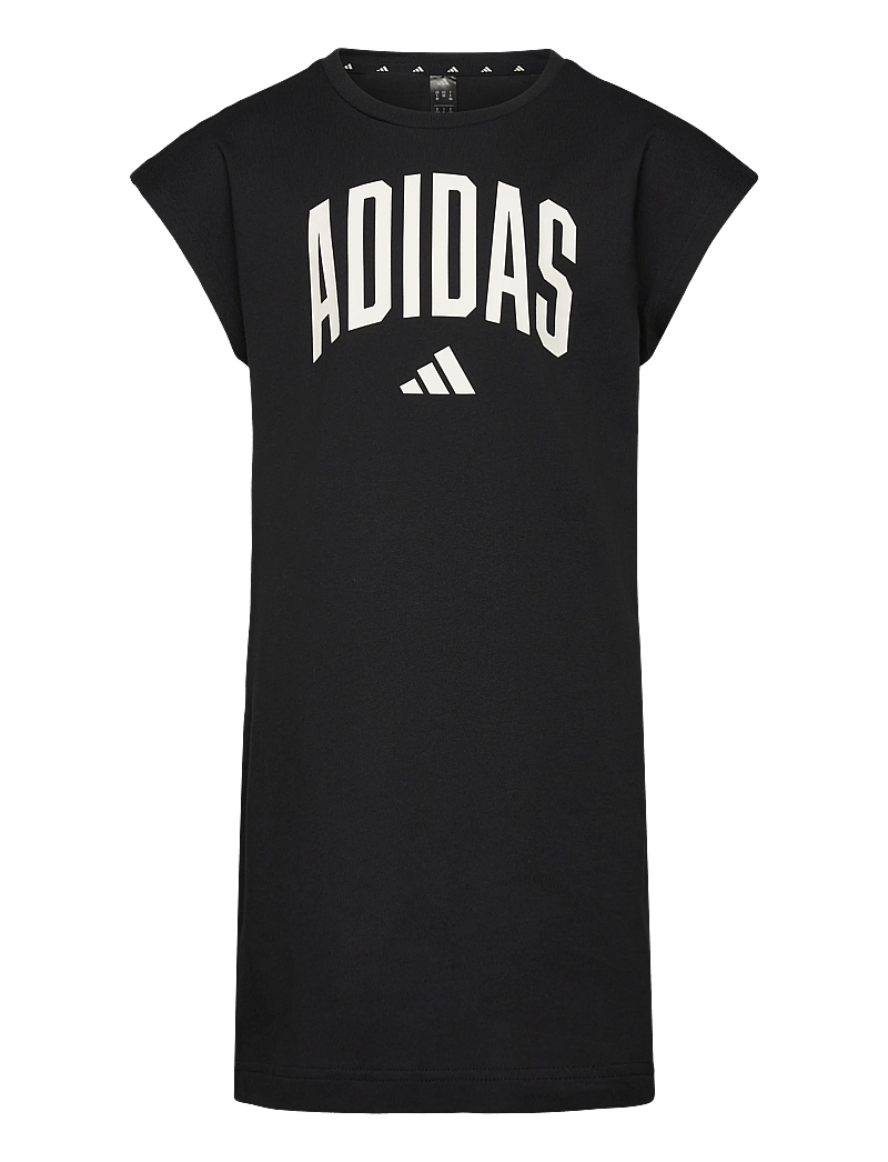 adidas Sportswear - JG CLGT DRES - kortärmade vardagsklänningar - black/owhite - 0