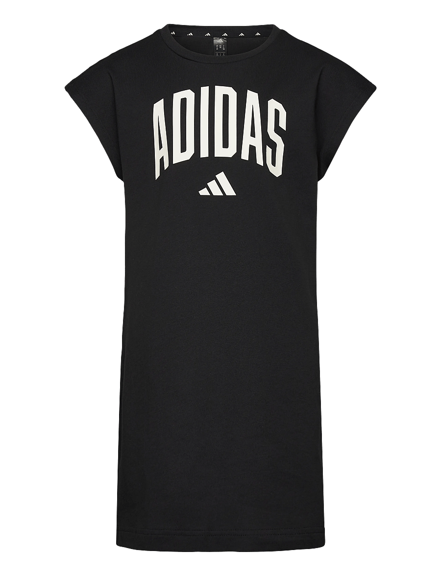 adidas Sportswear - JG CLGT DRES - kortærmede hverdagskjoler - black/owhite - 0