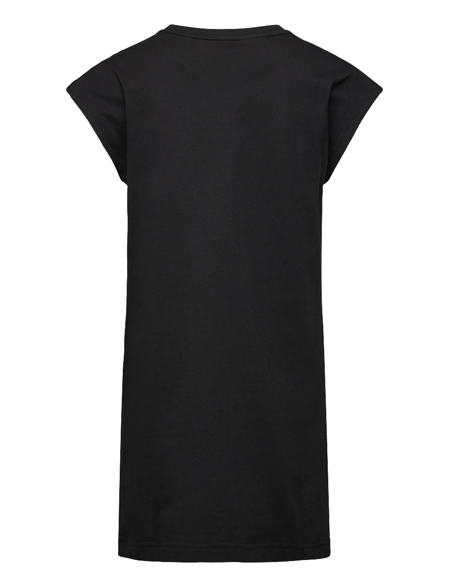 adidas Sportswear - JG CLGT DRES - kortærmede hverdagskjoler - black/owhite - 1