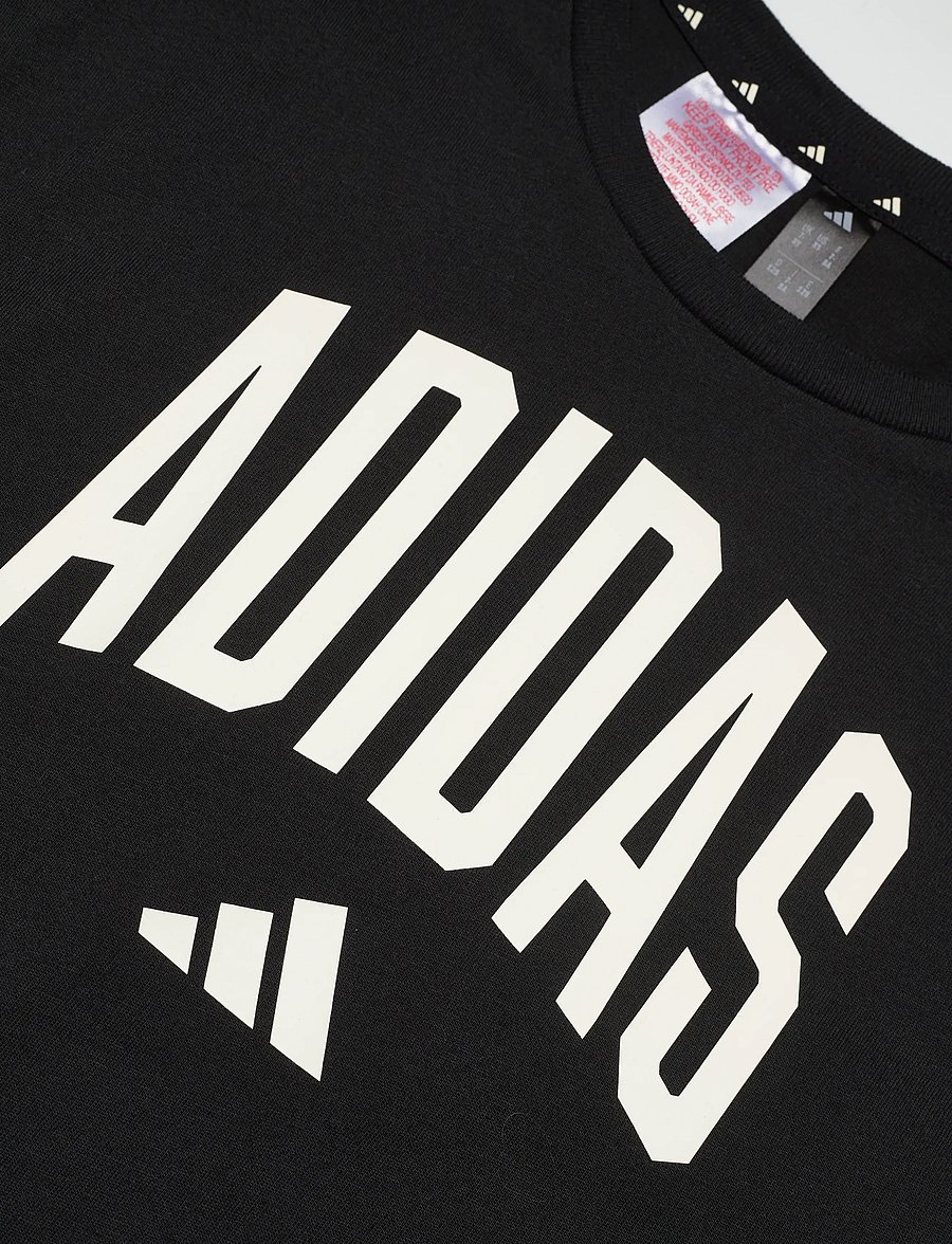 adidas Sportswear - JG CLGT DRES - kortærmede hverdagskjoler - black/owhite - 2