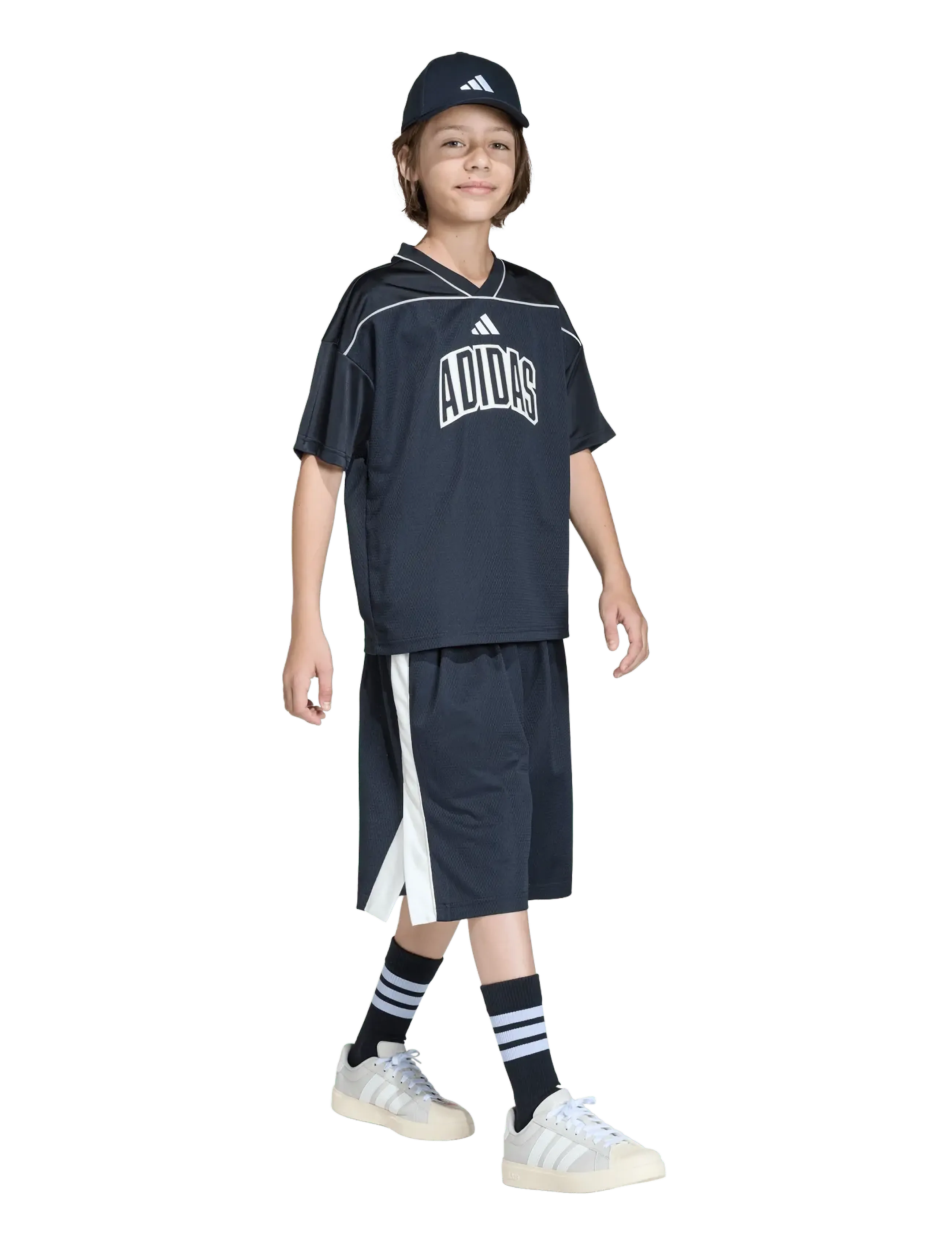 adidas Sportswear J STD SHO - Sportshorts - BLACK/OWHITE / black