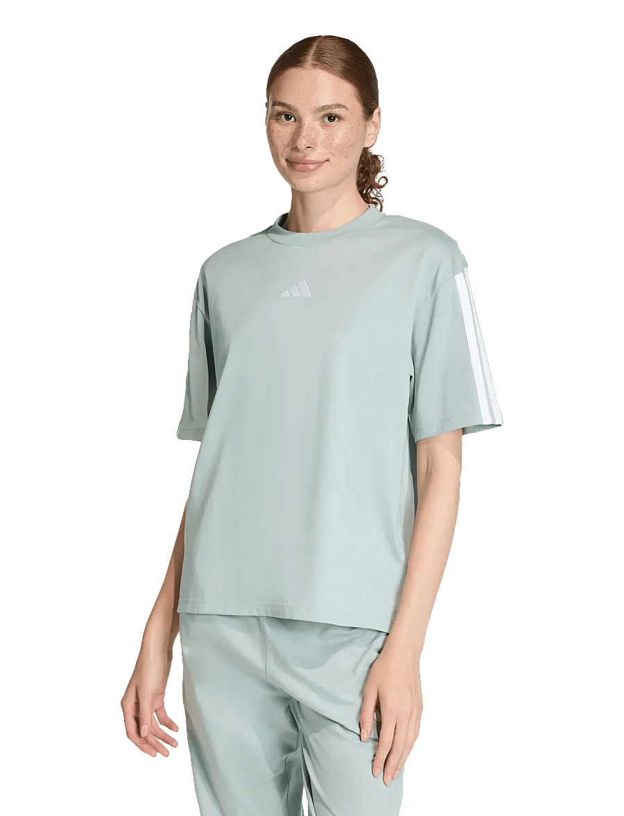 adidas Sportswear - W 3S SJ BF T - t-shirts - wosa/white - 3