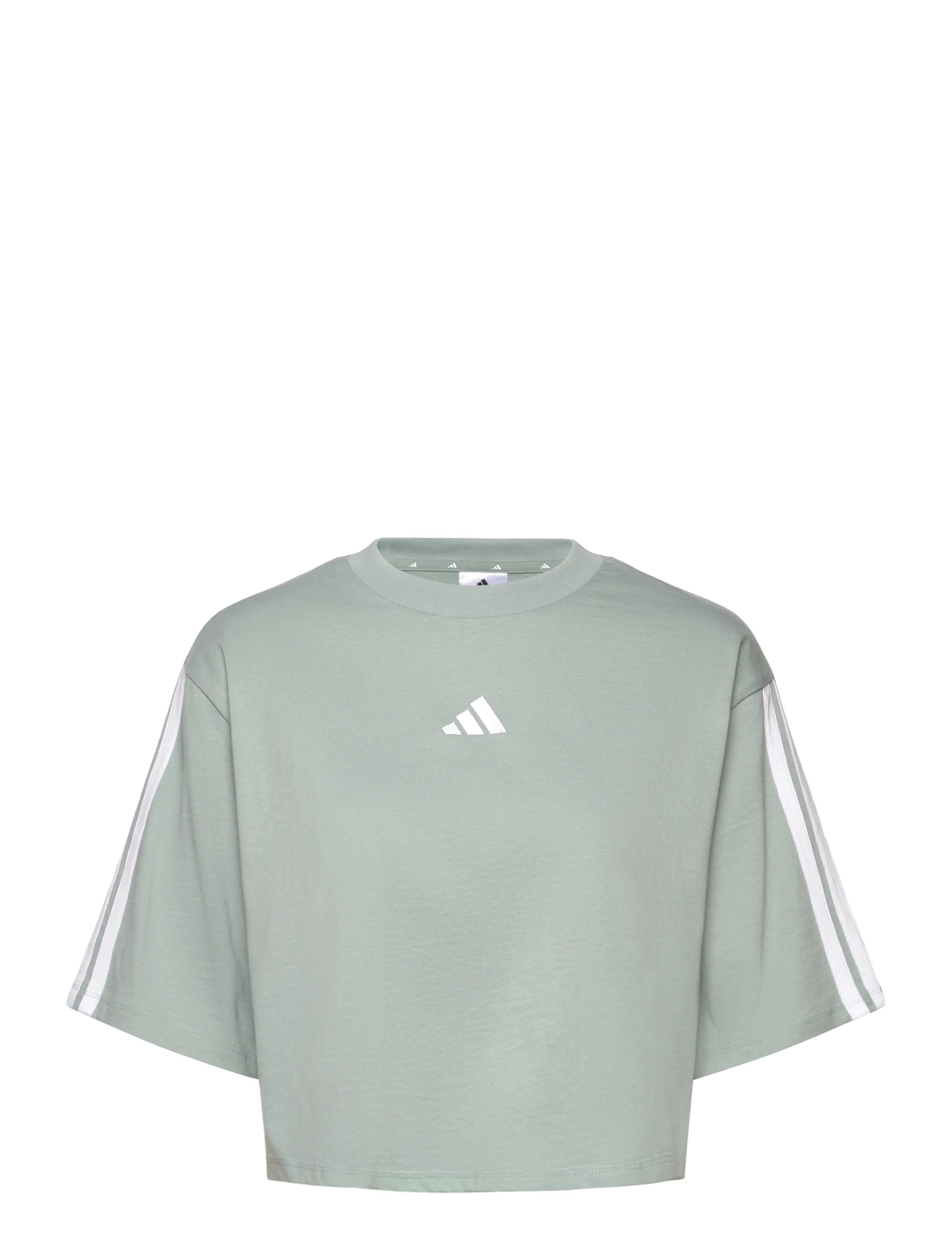 adidas Sportswear W 3S SJ TLR T - adidas - WOSA/WHITE / green