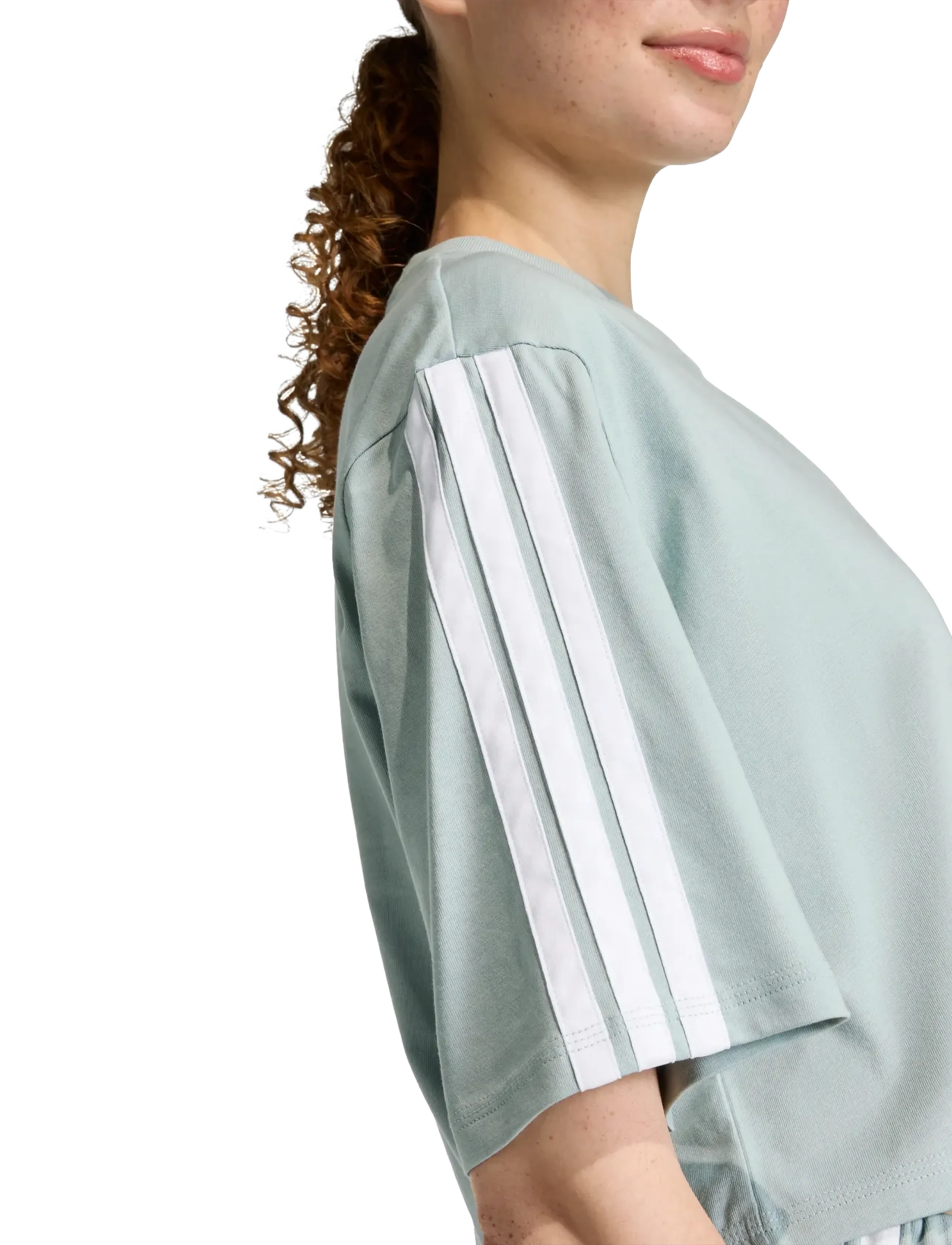 adidas Sportswear - W 3S SJ TLR T - t-shirts - wosa/white - 5