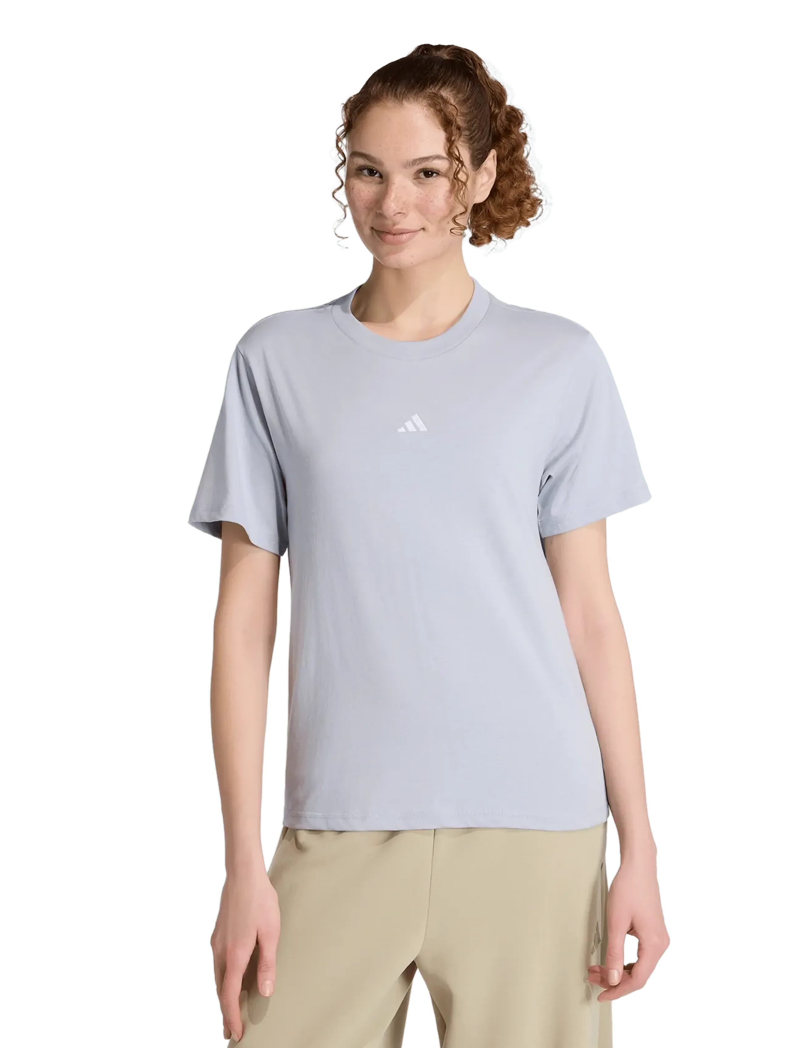adidas Sportswear - W SL SJ T - t-shirts - halsil/white - 2