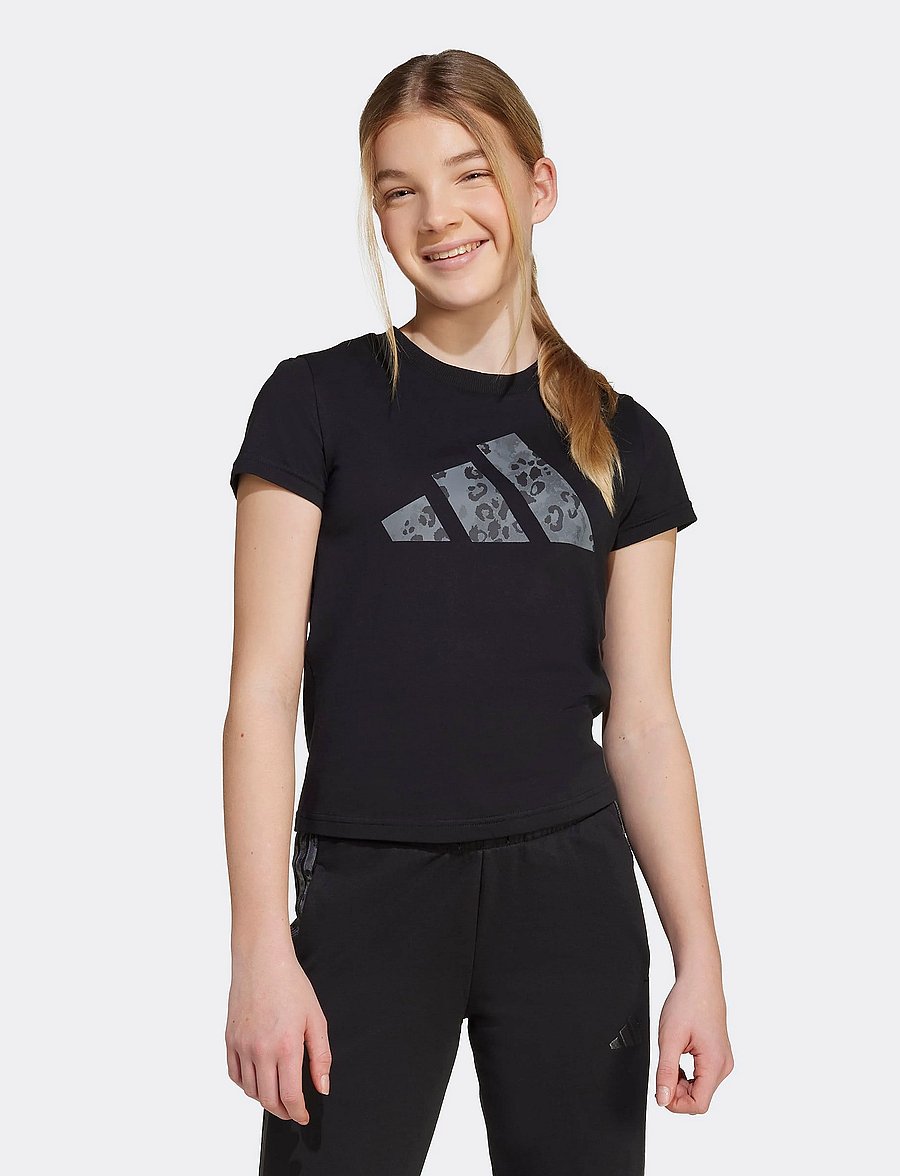 adidas Sportswear - G ANML SJ BL T - kortærmede t-shirts - black - 0