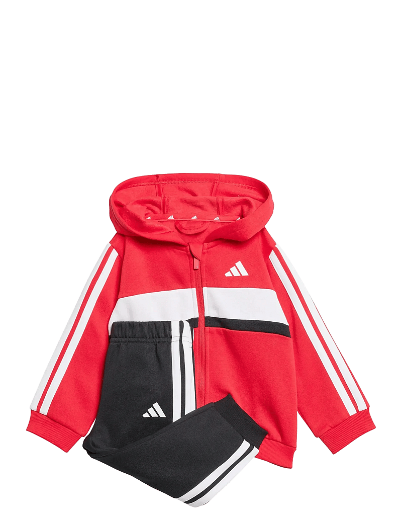 adidas Sportswear - I 3S TIB FL SET - joggingsæt & matchende sæt - purrub/white/black - 0