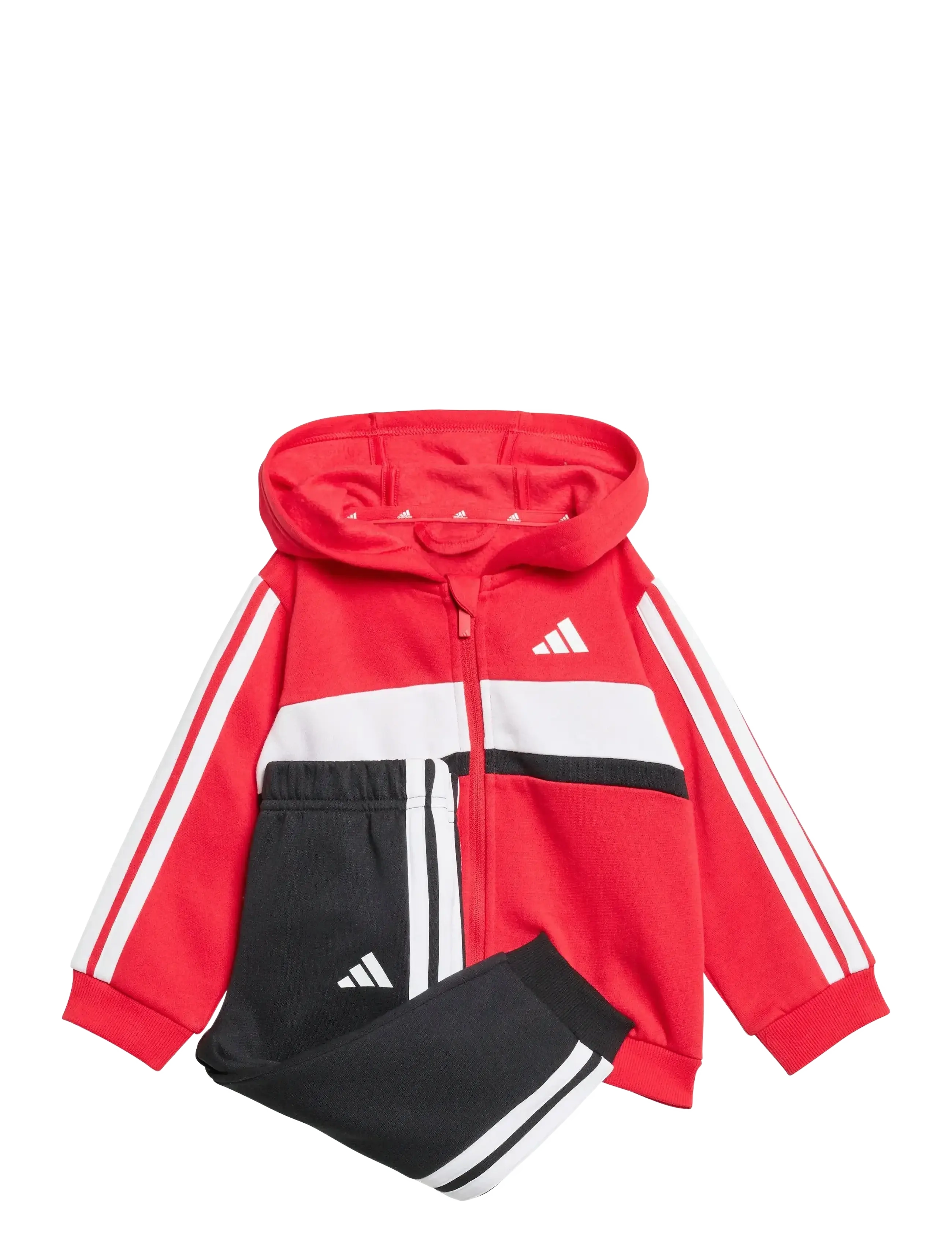 adidas Sportswear I 3S TIB FL SET - 4 for 3 - PURRUB/WHITE/BLACK / red