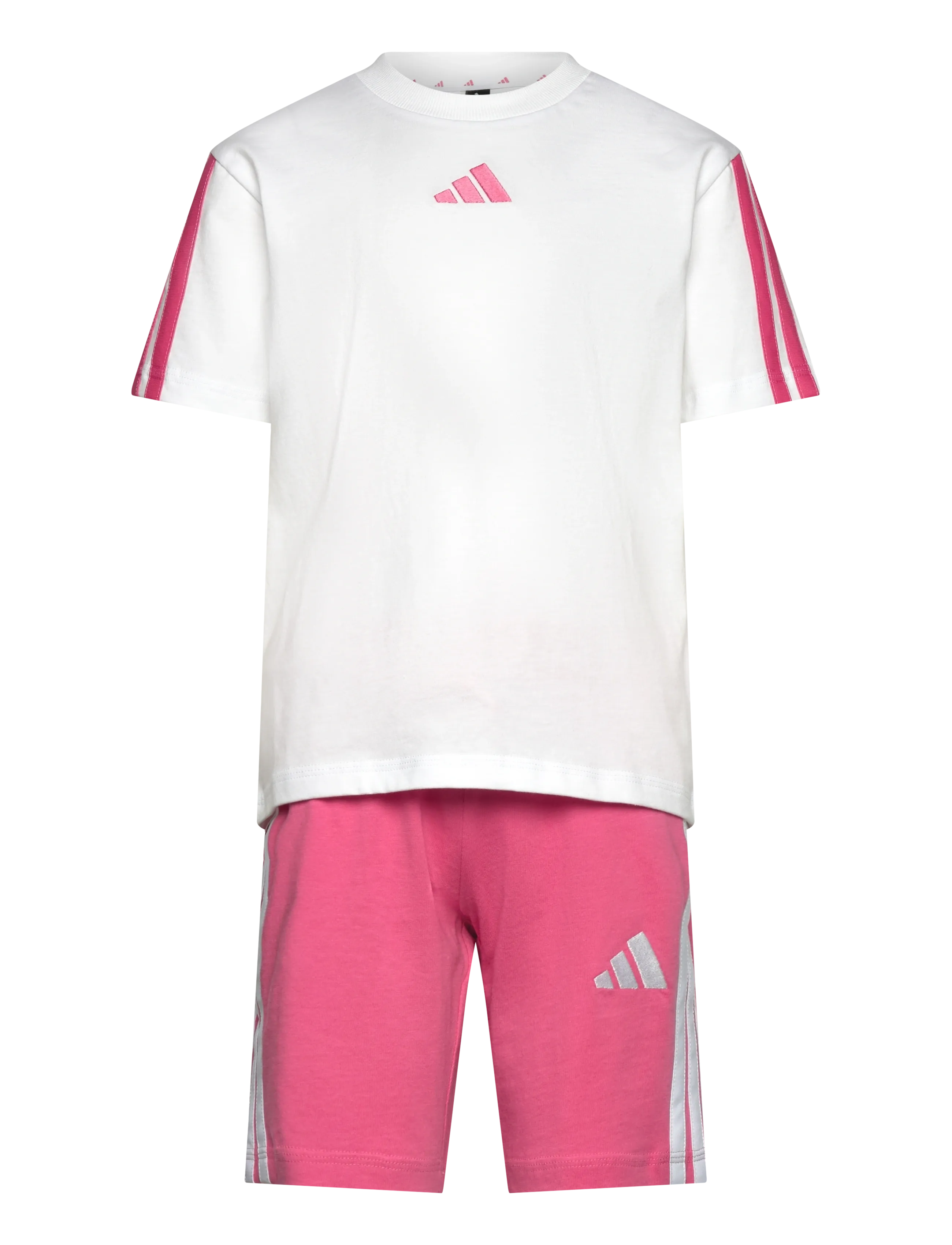 adidas Sportswear LK 3S T-SET 160 - 4 for 3 - WHITE/PNKFUS / pink/rose