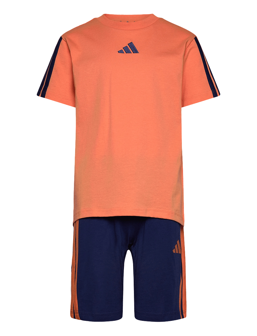 adidas Sportswear - LK 3S T-SET 160 - matchende sæt - duor/dkblue - 1