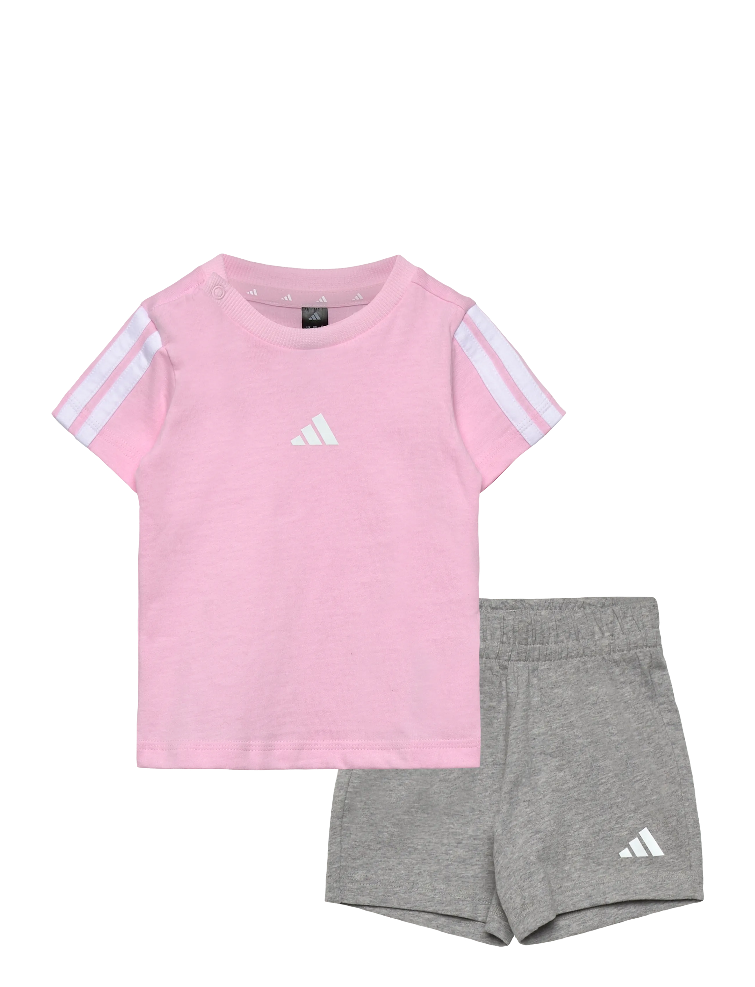adidas Sportswear I 3S T-SET 160 - adidas - CLPINK/WHITE/WHITE / pink/rose