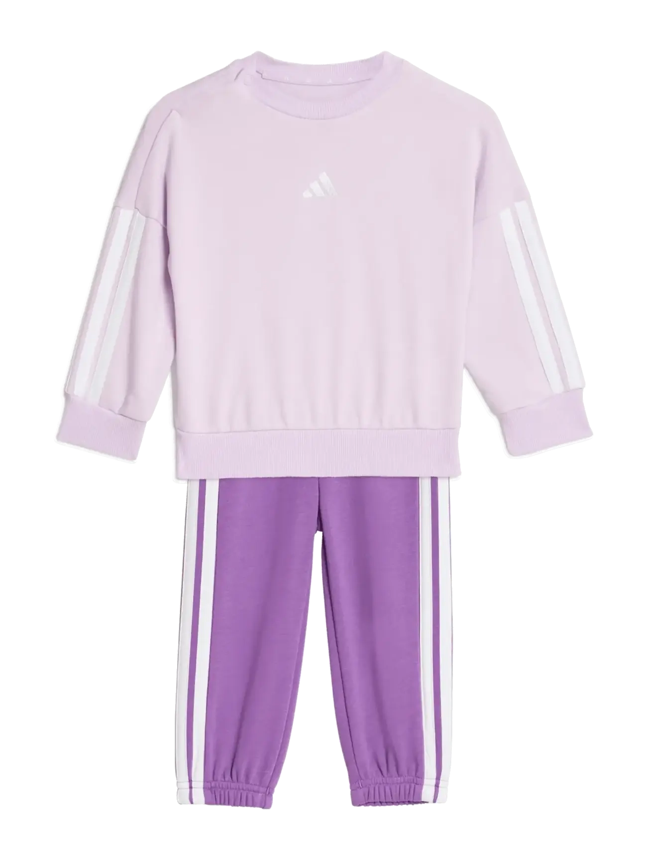 adidas Sportswear I 3S FT JOG 240 - Verryttelypuvut - ICELAV/WHITE / purple