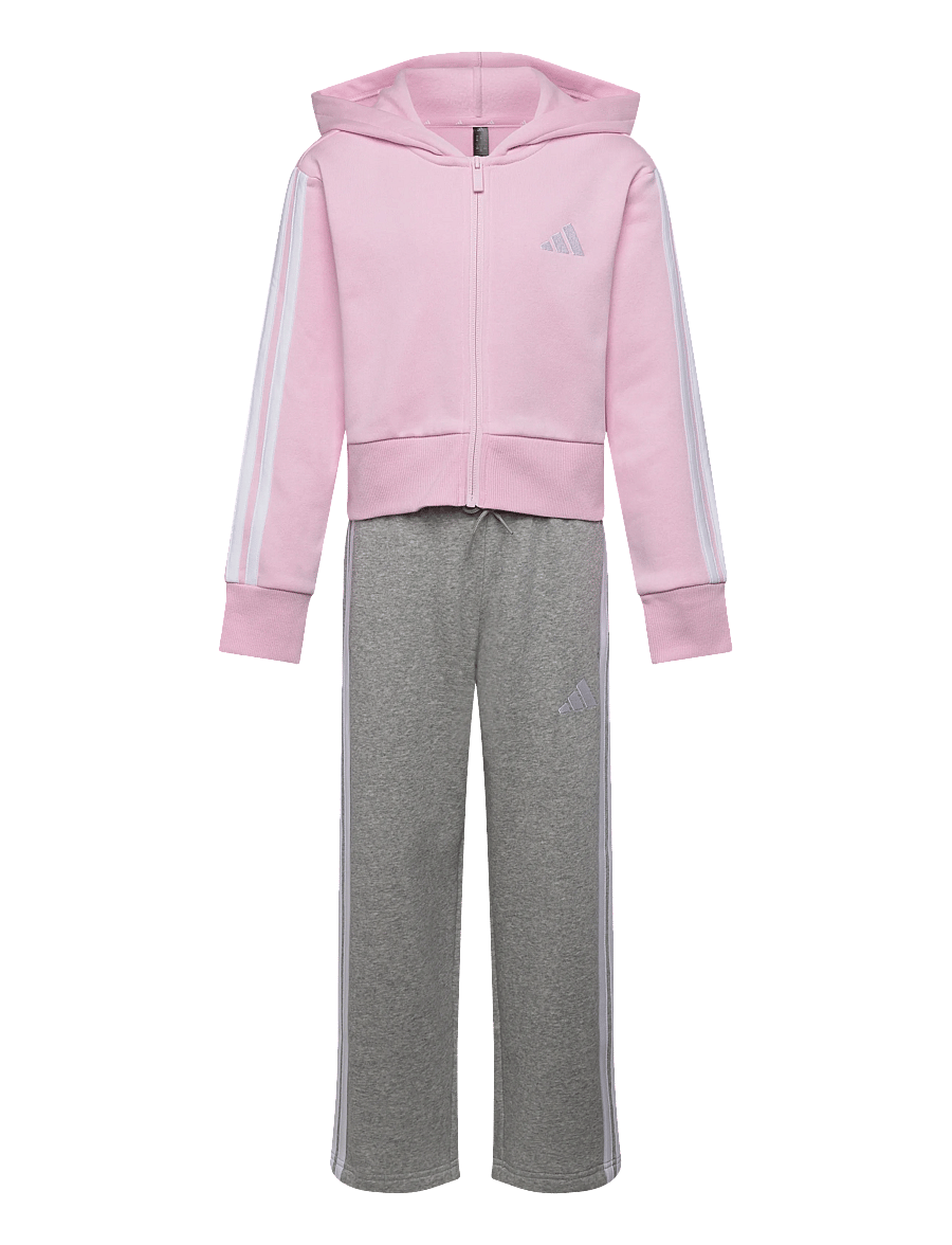 adidas Sportswear - JG 3S FL TS 240 - trainingsanzug - clpink/white - 1