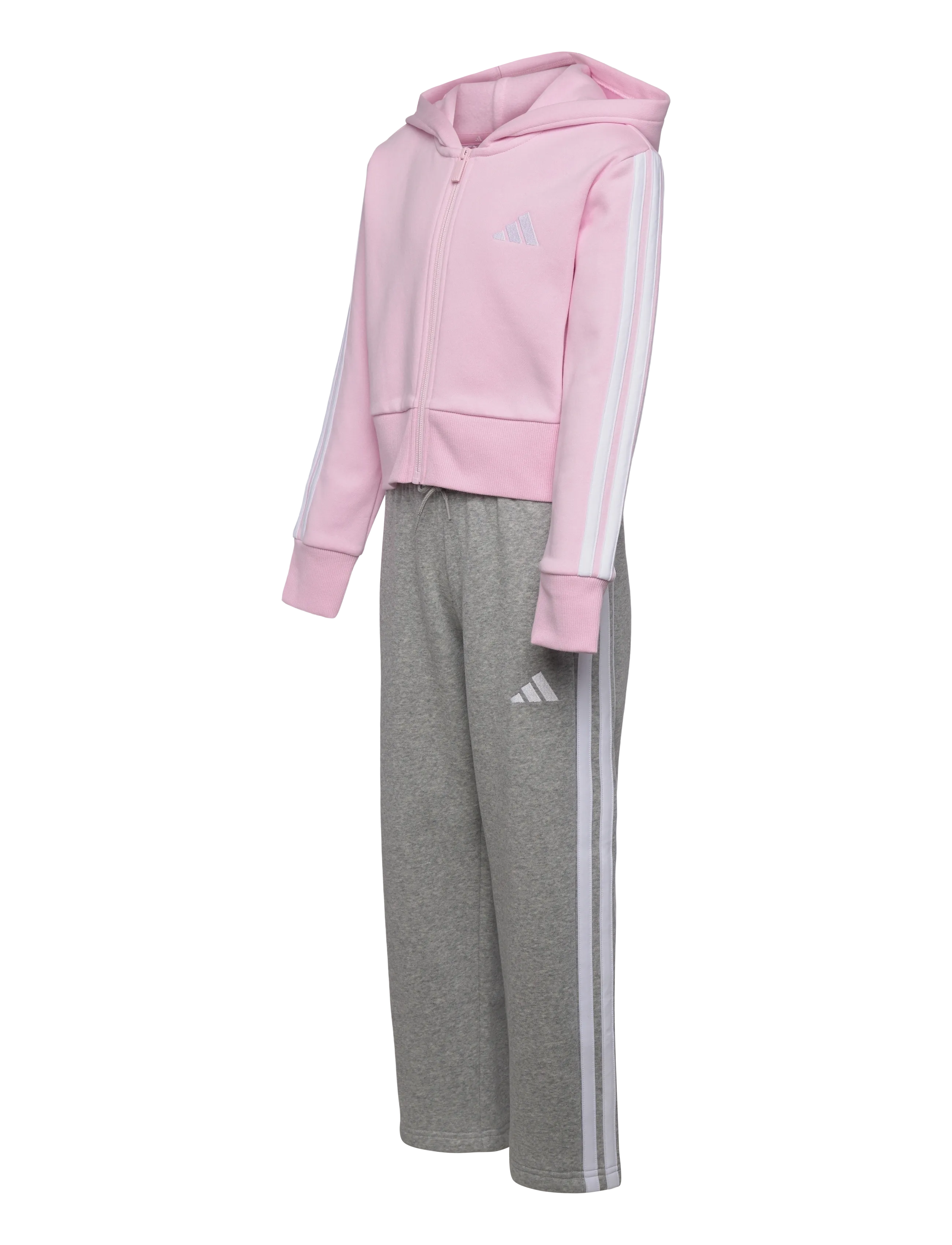 adidas Sportswear - JG 3S FL TS 240 - trainingsanzug - clpink/white - 3