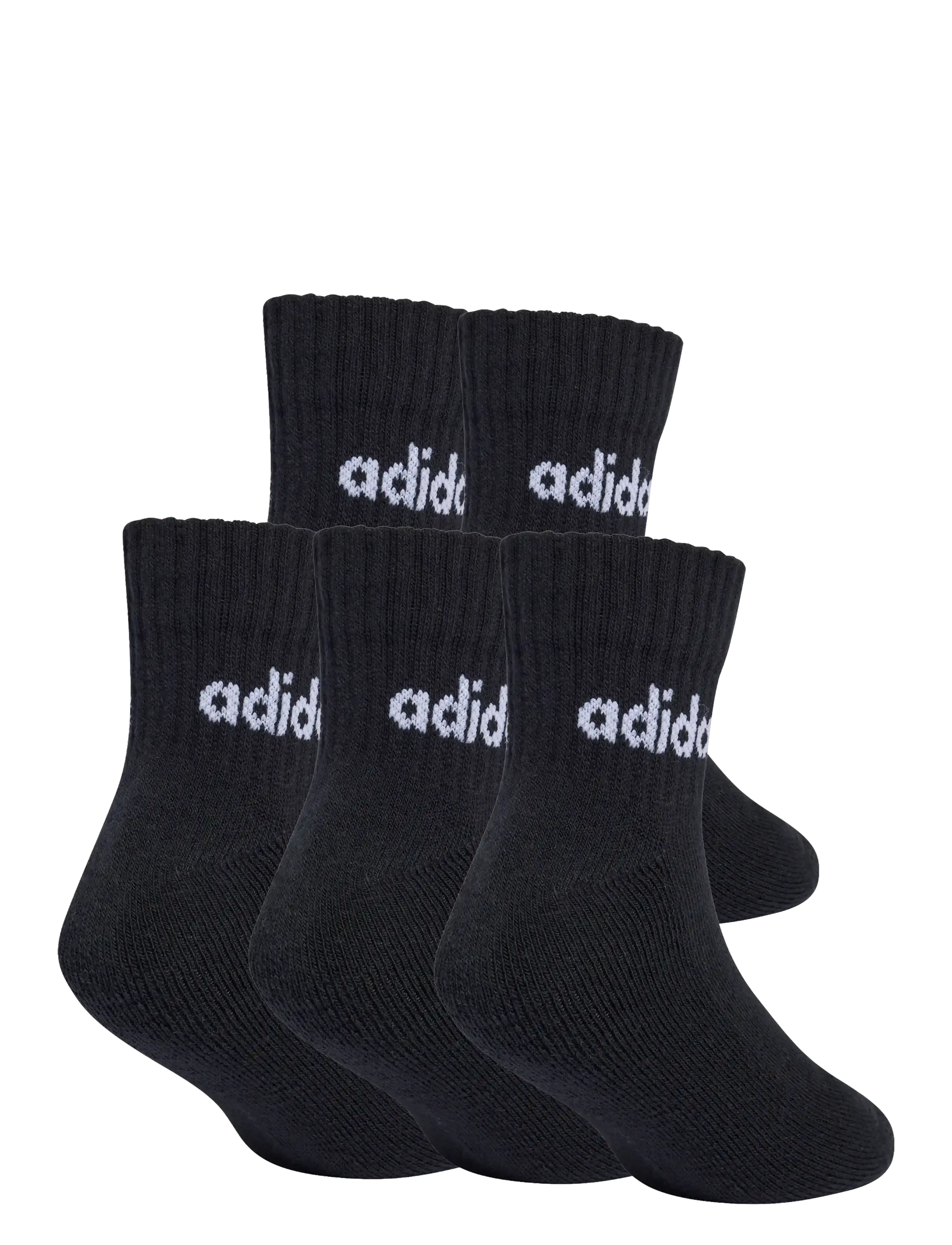 adidas Sportswear - KIDS LIN ANK 5P - chaussettes - black/black/black/bla - 1