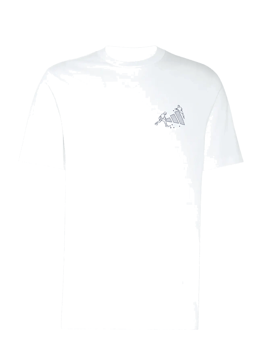 adidas Sportswear - M NOV PONG T - oberteile & t-shirts - white - 1