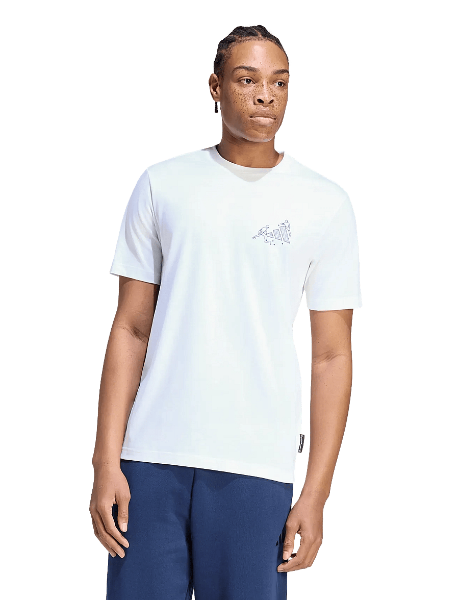 adidas Sportswear - M NOV PONG T - oberteile & t-shirts - white - 0