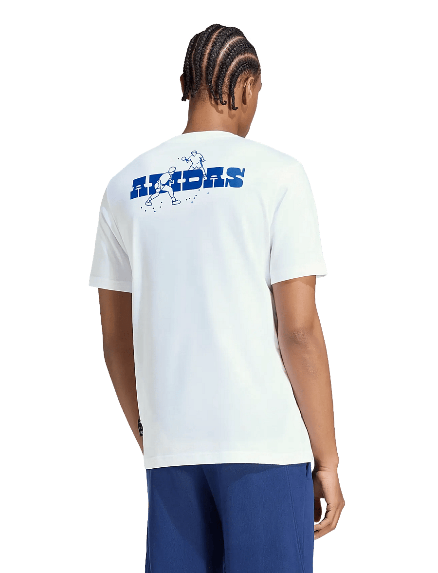 adidas Sportswear - M NOV PONG T - oberteile & t-shirts - white - 3