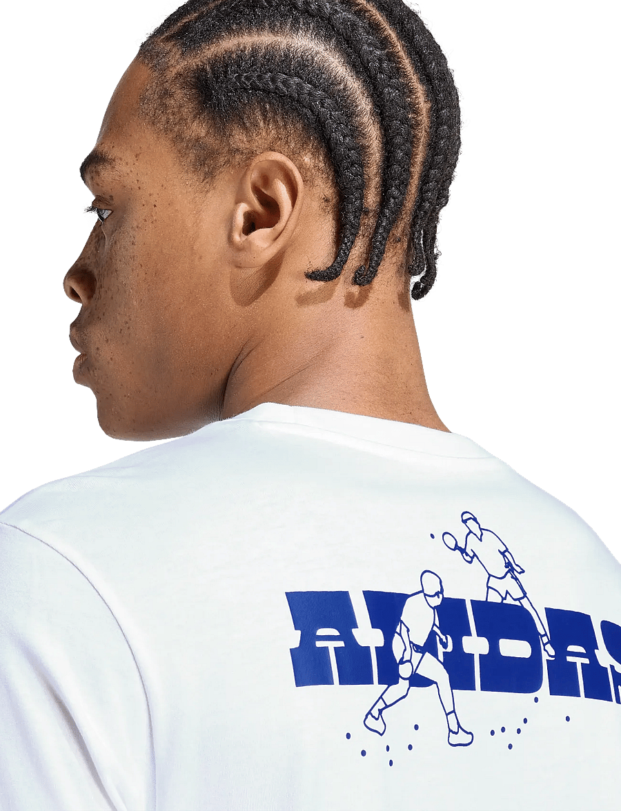 adidas Sportswear - M NOV PONG T - oberteile & t-shirts - white - 5