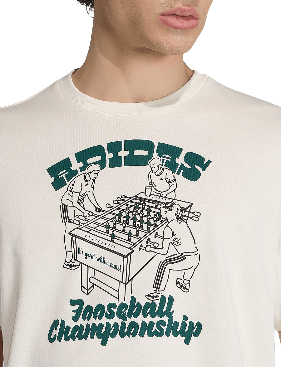 adidas Sportswear - M NOV FOOS T - alussärgid ja t-särgid - owhite - 4