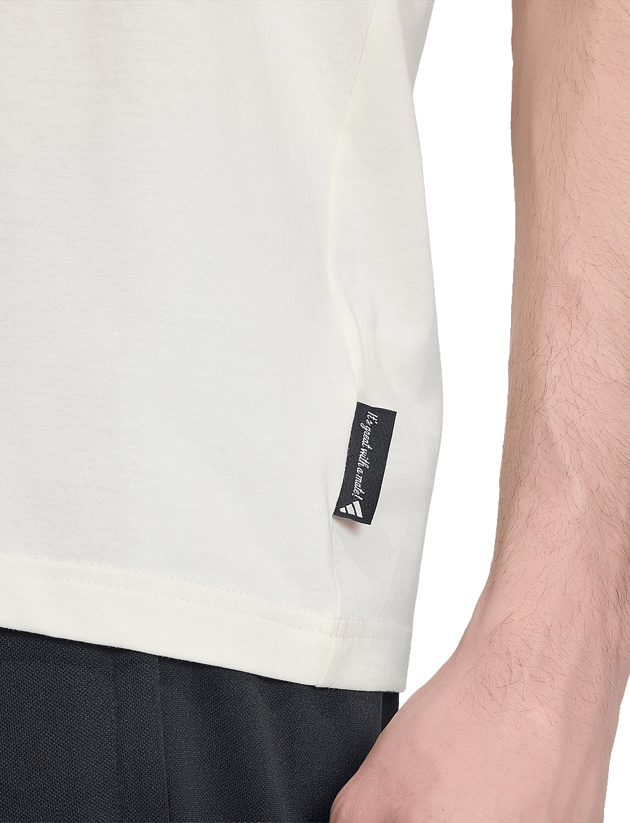 adidas Sportswear - M NOV FOOS T - alussärgid ja t-särgid - owhite - 5