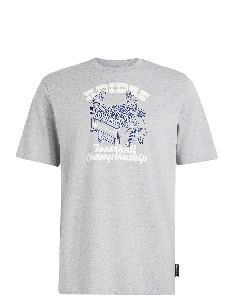 adidas Sportswear - M NOV FOOS T - oberteile & t-shirts - mgreyh - 1