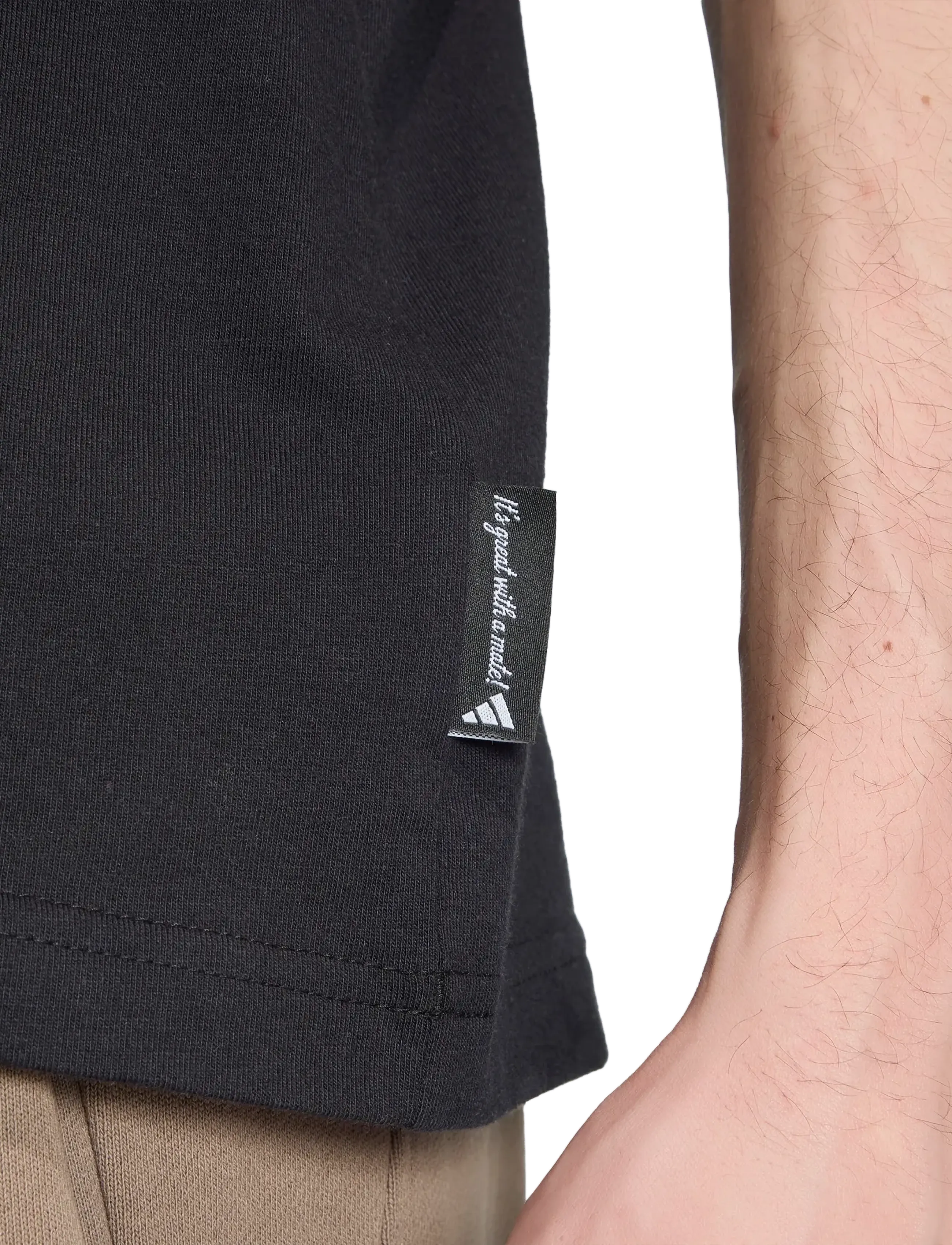 adidas Sportswear - M NOV FOOS T - oberteile & t-shirts - black - 5