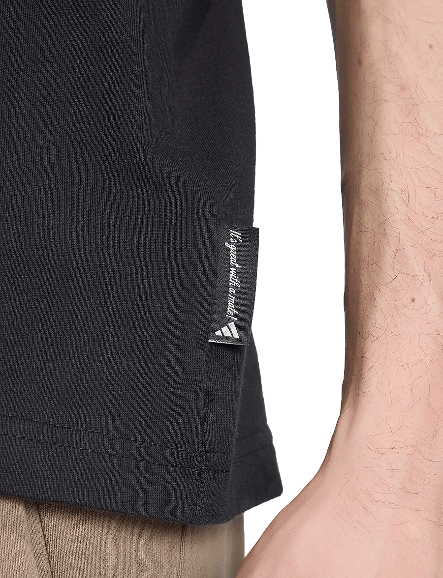 adidas Sportswear - M NOV FOOS T - oberteile & t-shirts - black - 5