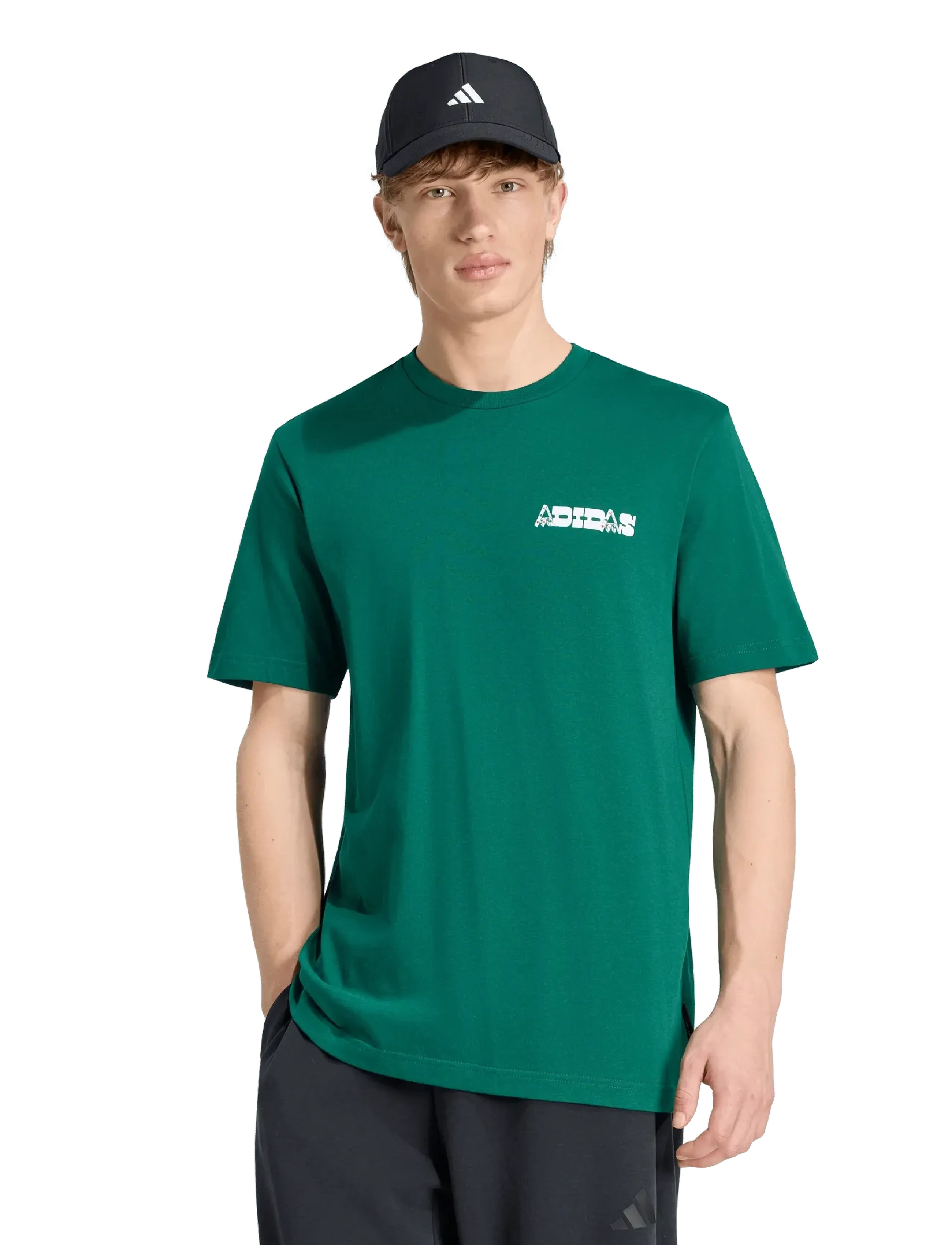 adidas Sportswear - M NOV CARD T - t-shirts - cgreen - 5