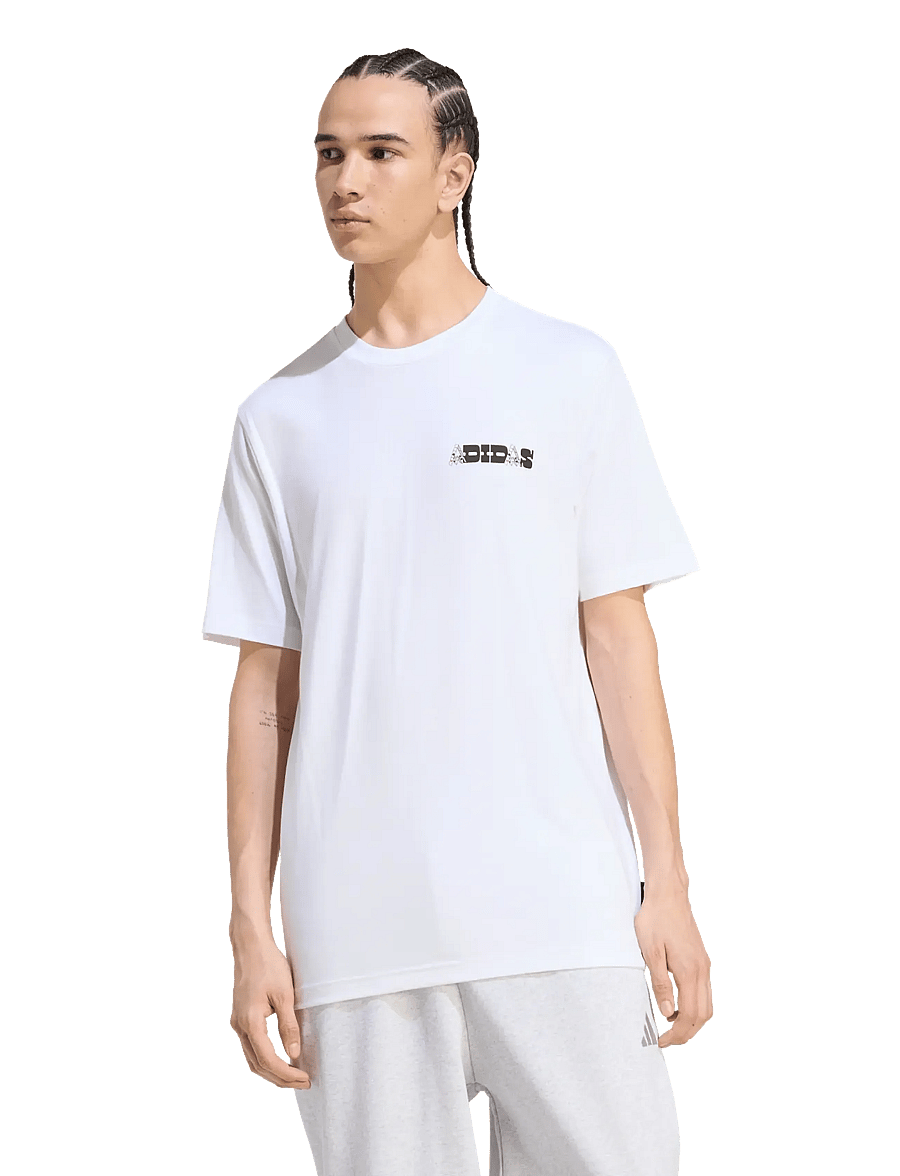 adidas Sportswear - M NOV CARD T - tops & t-shirts - white - 5