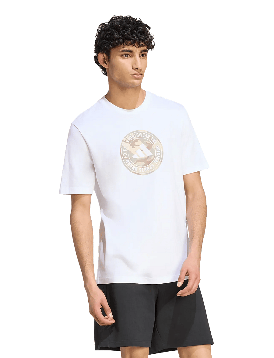adidas Sportswear - M CAMO CIR T - topit & t-paidat - white - 2
