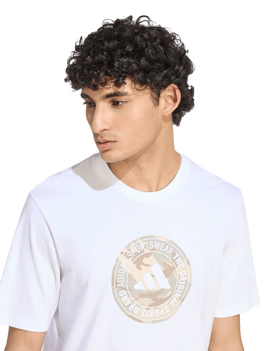 adidas Sportswear - M CAMO CIR T - topit & t-paidat - white - 3