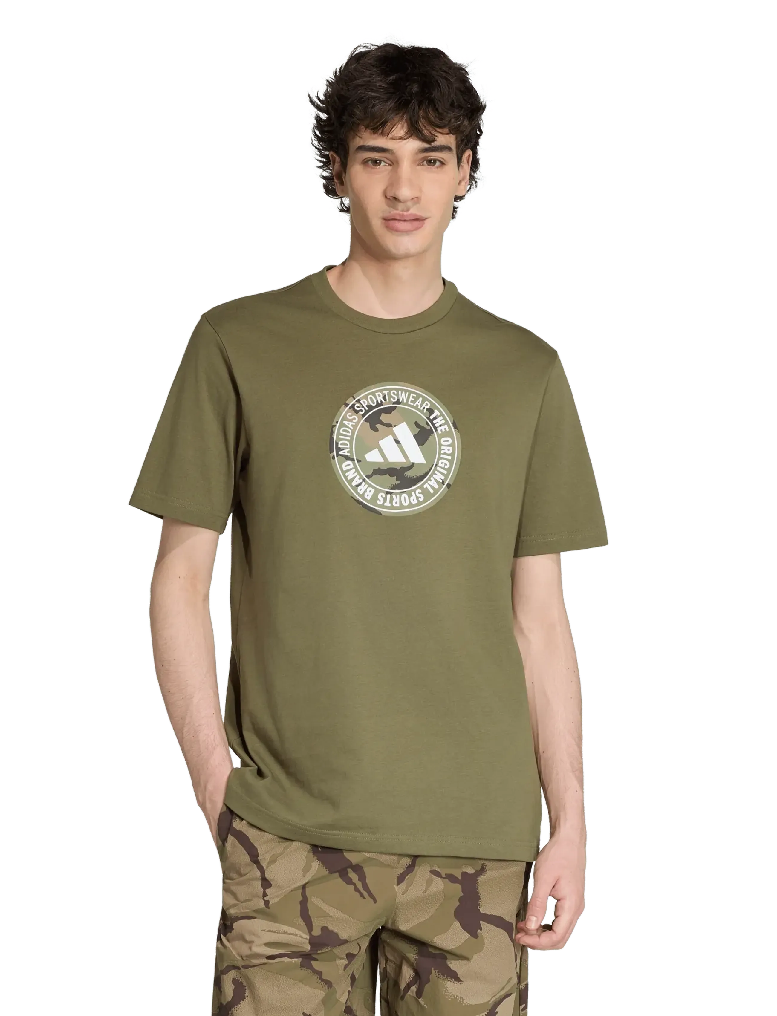 adidas Sportswear - M CAMO CIR T - oberteile & t-shirts - olistr - 2