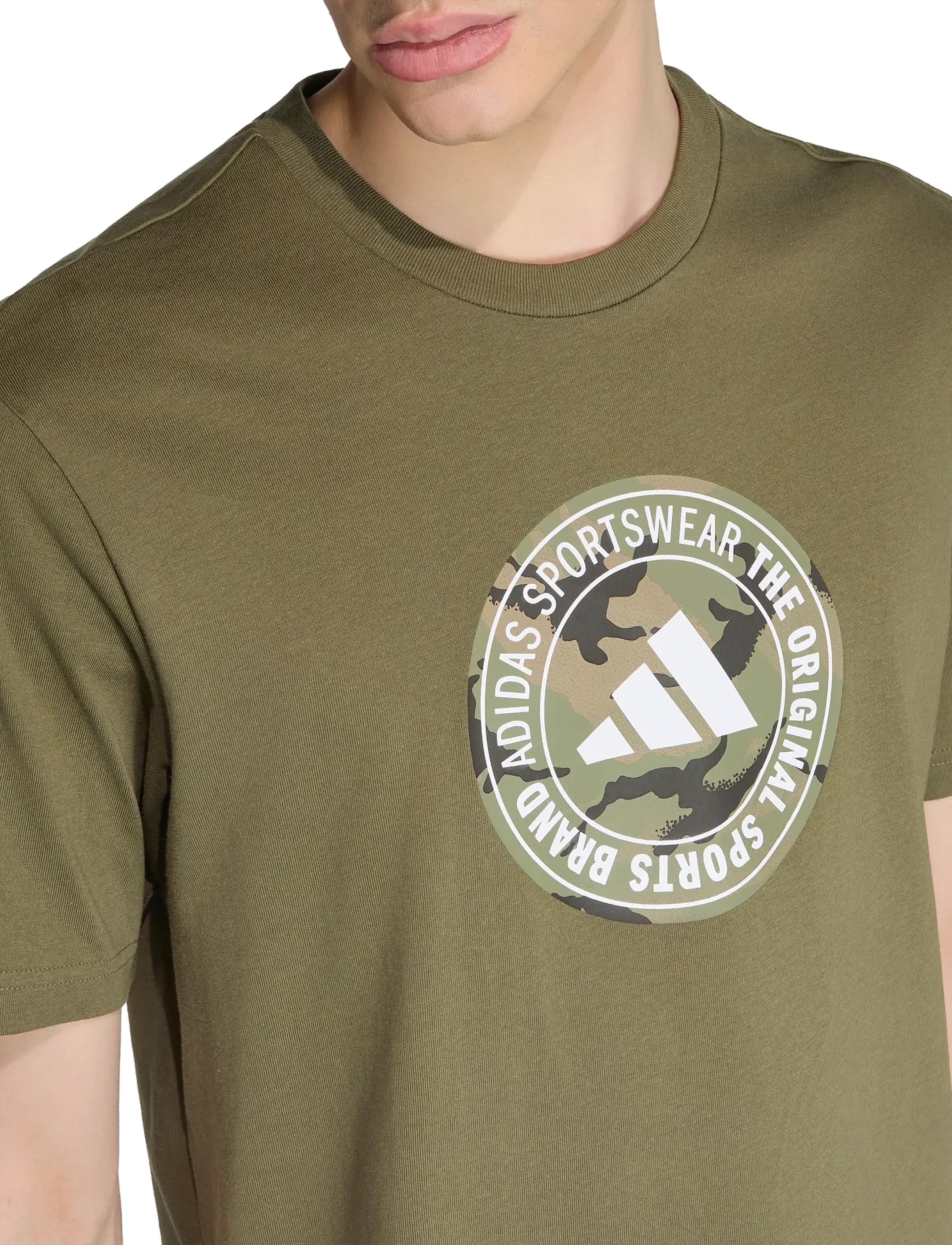 adidas Sportswear - M CAMO CIR T - oberteile & t-shirts - olistr - 3